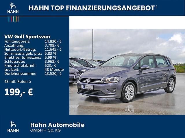 Gebraucht VW Golf Sportsvan Comfortline 110 PS (80 kW) 2017 Grau Van / Kleinbus