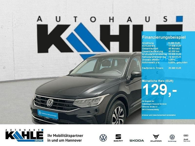Gebraucht VW Tiguan Active 150 PS (110 kW) 2023 Schwarz SUV