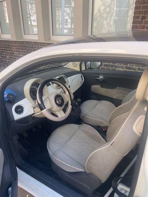 Gebraucht Fiat 500 101 PS (74 kW) 2008 Weiß Kleinwagen