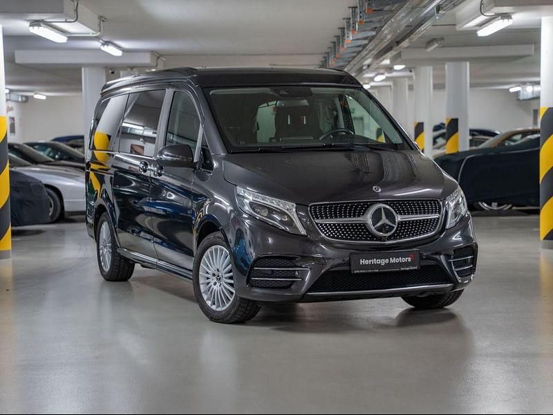 Grau Gebraucht 2021 Mercedes V300 Marco Polo Van / Kleinbus | 71.890 € (Teuer) - Bild 1/4
