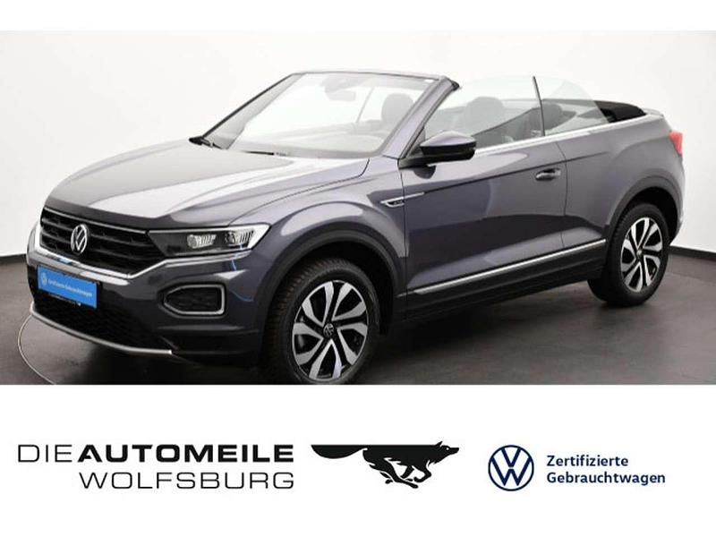 Rauchgrau metallic (metallic) Gebraucht 2021 VW T-Roc Cabriolet Active Cabrio | 22.780 € (Superpreis) - Bild 1/4