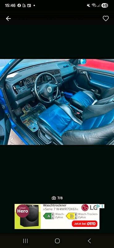 Gebraucht VW Golf Cabriolet 220 PS (161 kW) 2000 Blau Cabrio