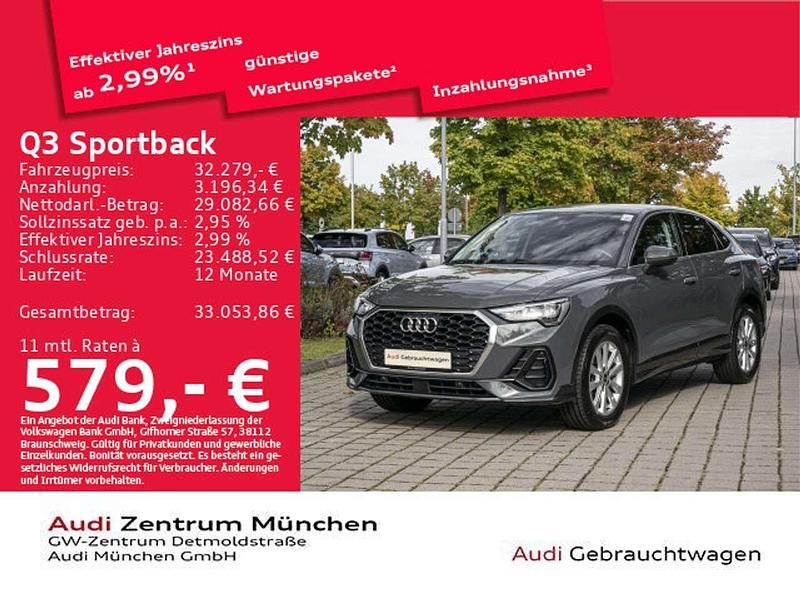 Nanograu metallic Gebraucht 2022 Audi Q3 SUV | 32.279 € (Guter Preis) - Bild 1/2