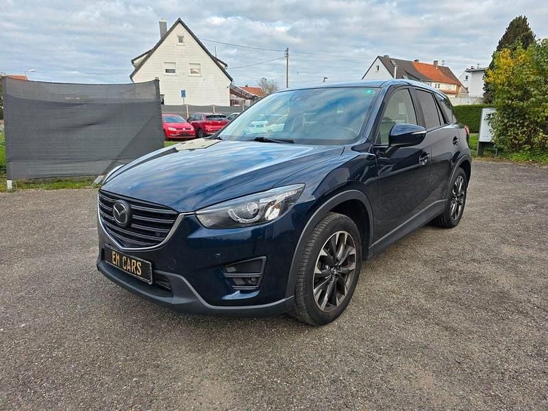 Blau Gebraucht 2016 Mazda CX-5 Sports-Line SUV | 8.540 € (Superpreis) - Bild 1/4