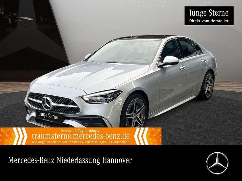 Silber Gebraucht 2024 Mercedes C300 AMG line Limousine | 42.990 € (Superpreis) - Bild 1/3