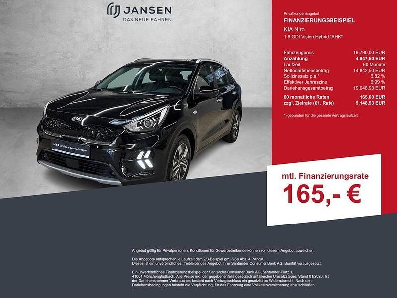 Gebraucht Kia Niro Vision 141 PS (103 kW) 2020 Schwarz SUV