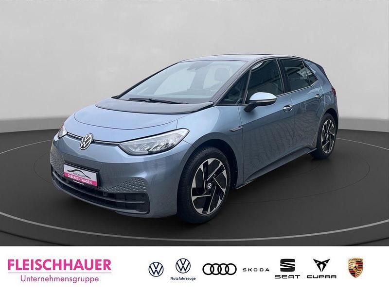 Blau Gebraucht 2021 VW ID.3 Pro Performance Kleinwagen | 21.490 € (Fairer Preis) - Bild 1/4