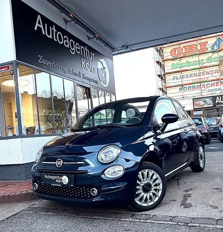 Blau Gebraucht 2022 Fiat 500C Dolcevita Cabrio | 12.990 € (Fairer Preis) - Bild 1/4