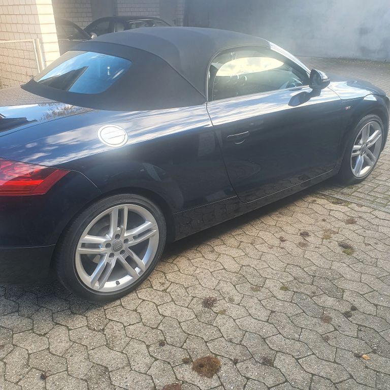 Blau Gebraucht 2008 Audi TT Roadster S-Line Cabrio | 11.050 € (Fairer Preis) - Bild 1/4