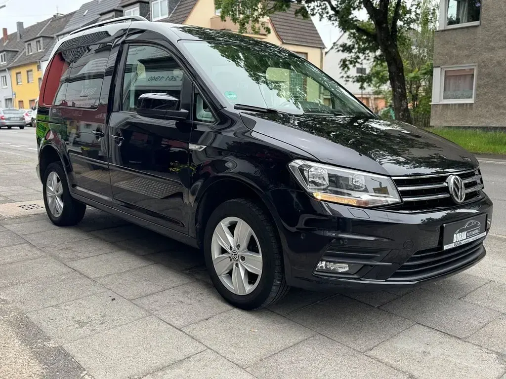 Gebraucht VW Caddy 122 PS (89 kW) 2018 Schwarz Van / Kleinbus