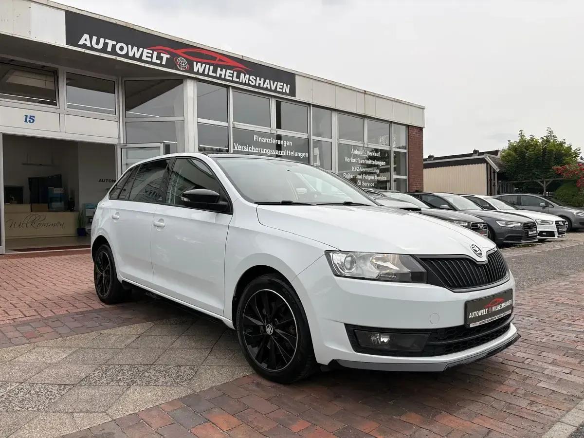 Gebraucht Skoda Rapid Monte Carlo 125 PS (91 kW) 2015 Weiß Kleinwagen