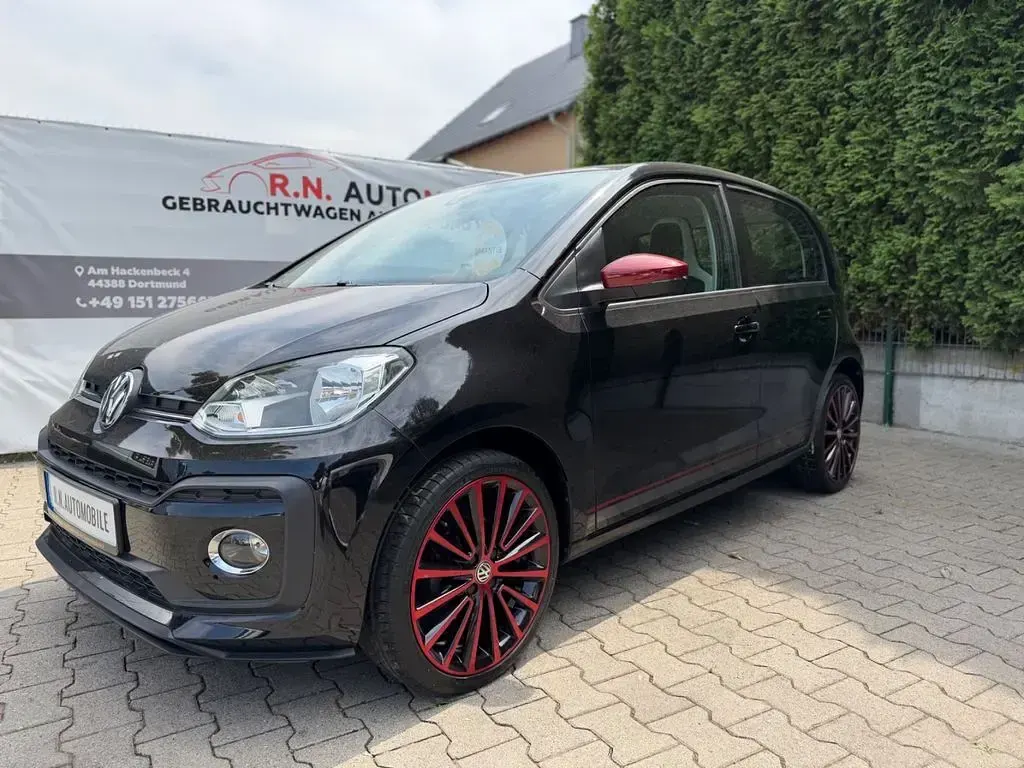 Gebraucht VW up! high up! 90 PS (66 kW) 2018 Schwarz Kleinwagen