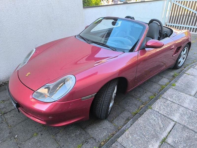 Second-hand Porsche Boxster 228 CP (167 kW) 2003 Roșu Cabrio