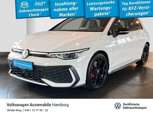 Pure white/schwarz Gebraucht 2024 VW Golf VIII GTI Limousine | 36.990 € (Fairer Preis) - Bild 1/3
