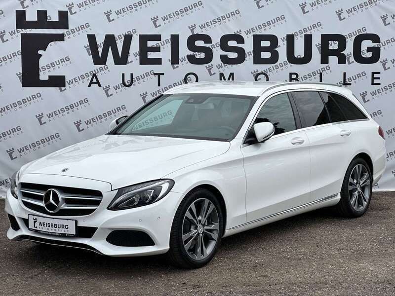 Weiß Gebraucht 2017 Mercedes C180 Avantgarde Kombi | 16.980 € (Fairer Preis) - Bild 1/4