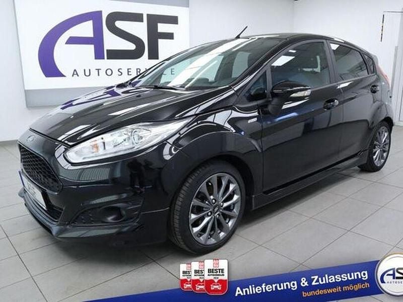 Iridiumschwarz Gebraucht 2016 Ford Fiesta ST-Line Kleinwagen | 9.970 € (Fairer Preis) - Bild 1/2