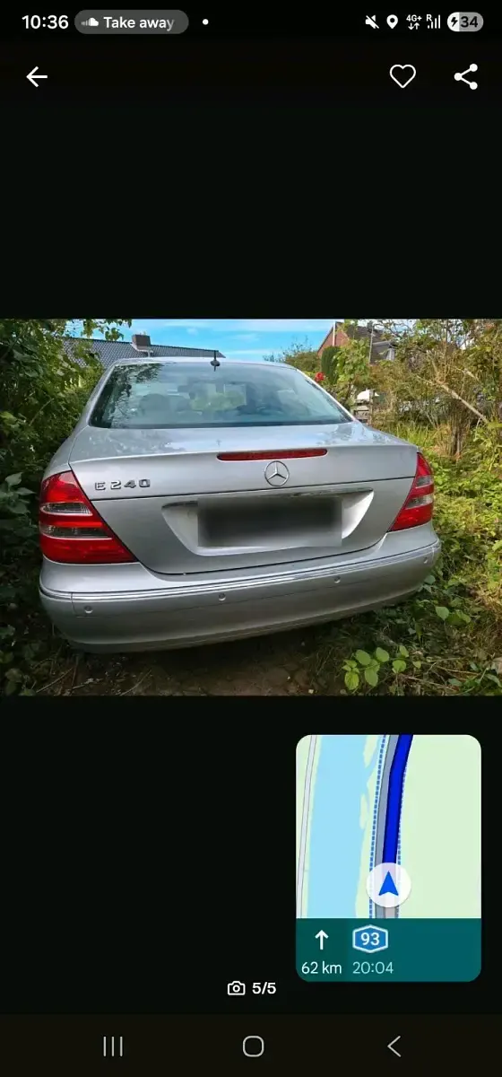 Gebraucht Mercedes E240 Elegance 180 PS (132 kW) 2004 Limousine