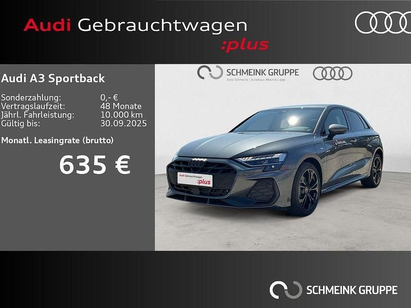 Daytonagrau perleffekt Gebraucht 2025 Audi A3 Sportback e-tron S-Line Limousine | 49.180 € - Bild 1/4