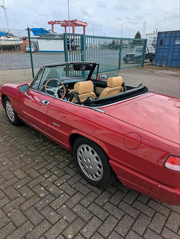 Gebraucht Alfa Romeo Spider 1990 Rot Cabrio