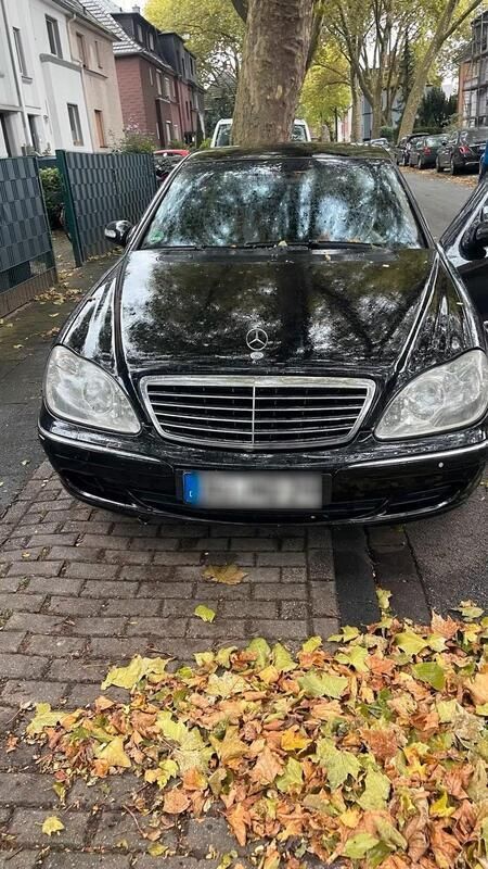Schwarz Gebraucht 2002 Mercedes S500 Limousine | 5.999 € (Teuer) - Bild 1/4