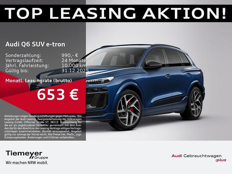 Blau Gebraucht 2025 Audi Q6 e-tron S-Line SUV | 71.740 € (Superpreis) - Bild 1/4