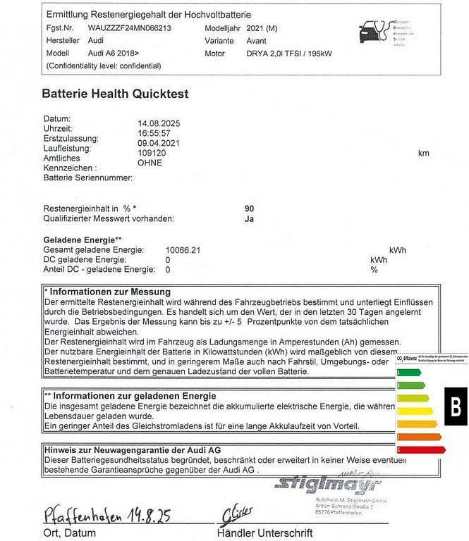 Individuallackierungen audi exclusive Gebraucht 2021 Audi A6 S-Line Kombi | 39.840 € (Etwas zu teuer) - Bild 1/4