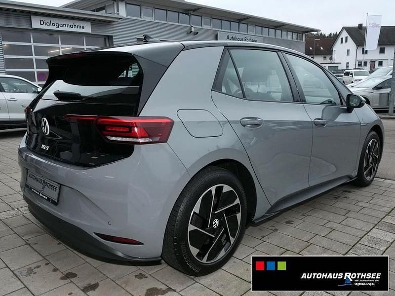 Gebraucht VW ID.3 Pure 110 kW (150 PS) 2021 Mondsteingrau schwarz Kleinwagen