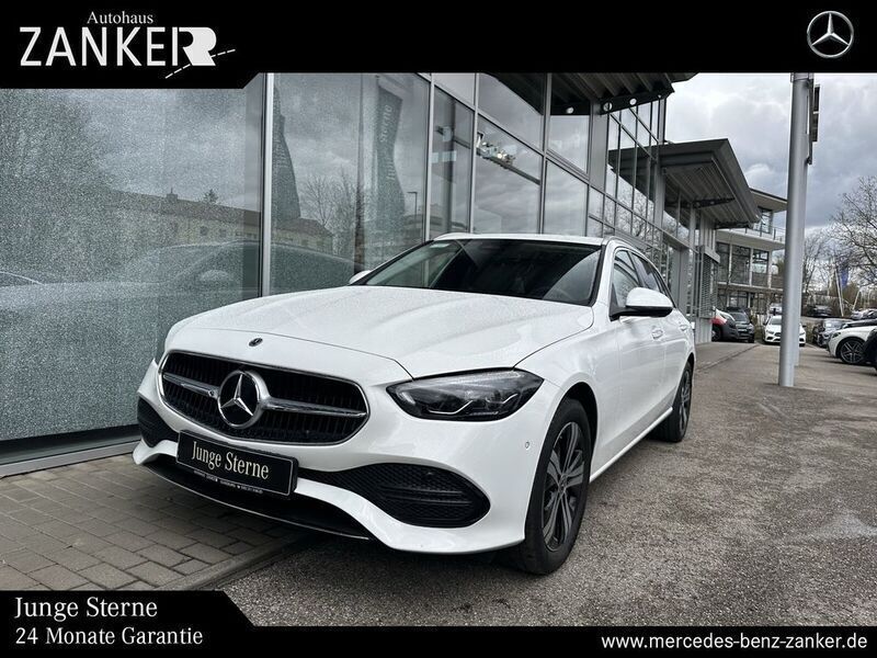 Unilack polarweiß Gebraucht 2023 Mercedes C300e Avantgarde Kombi | 34.900 € (Superpreis) - Bild 1/4