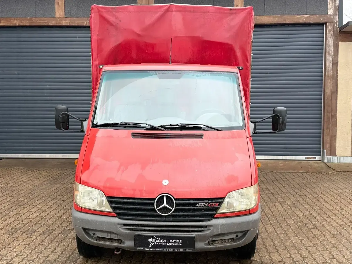 Gebraucht Mercedes Sprinter 129 PS (94 kW) 2001 Rot Van