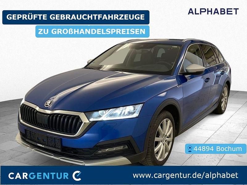 Race blau Gebraucht 2023 Skoda Octavia Scout 4x4 Kombi | 16.897 € (Fairer Preis) - Bild 1/2