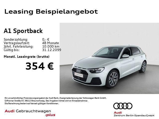 Silber Gebraucht 2024 Audi A1 Sportback Advanced Plus Kleinwagen | 25.690 € (Fairer Preis) - Bild 1/4