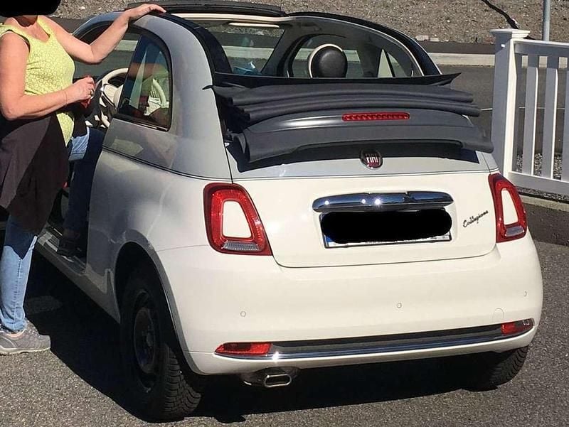 Weiß Gebraucht 2019 Fiat 500C Cabrio | 11.500 € (Fairer Preis) - Bild 1/4