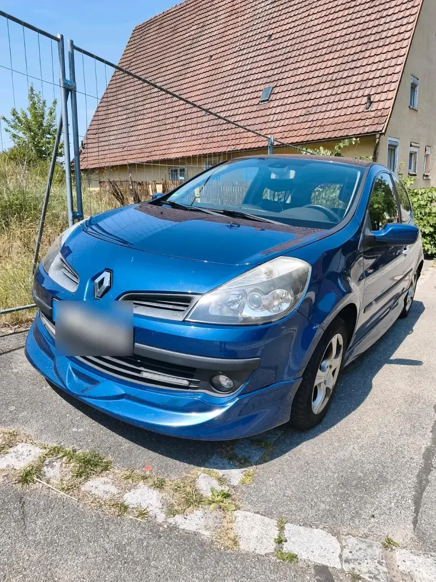 Gebraucht Renault Clio III 88 PS (64 kW) 2006 Blau Kleinwagen