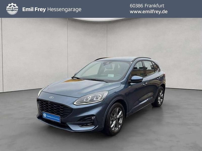 Chrome blue metallic Gebraucht 2024 Ford Kuga ST-Line SUV | 23.950 € (Superpreis) - Bild 1/4