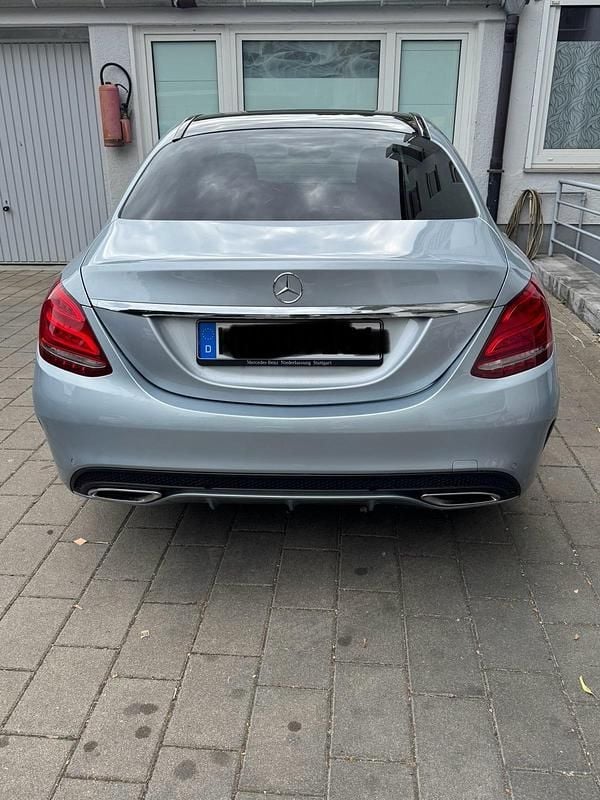 Silber Gebraucht 2014 Mercedes C220 AMG line Limousine | 13.500 € (Guter Preis) - Bild 1/4