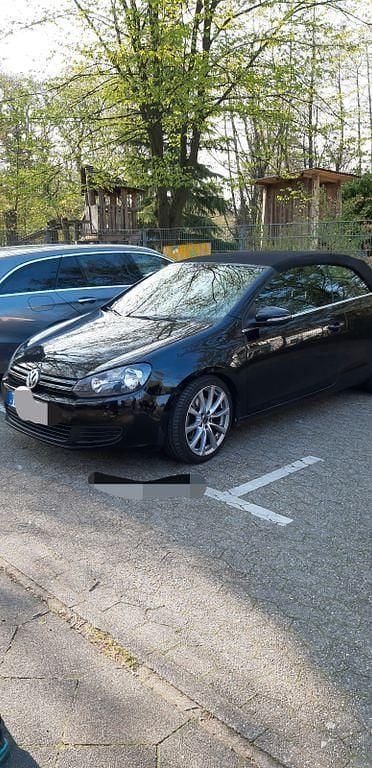 Schwarz Gebraucht 2012 VW Golf Cabriolet Exclusive Cabrio | 9.200 € (Fairer Preis) - Bild 1/3