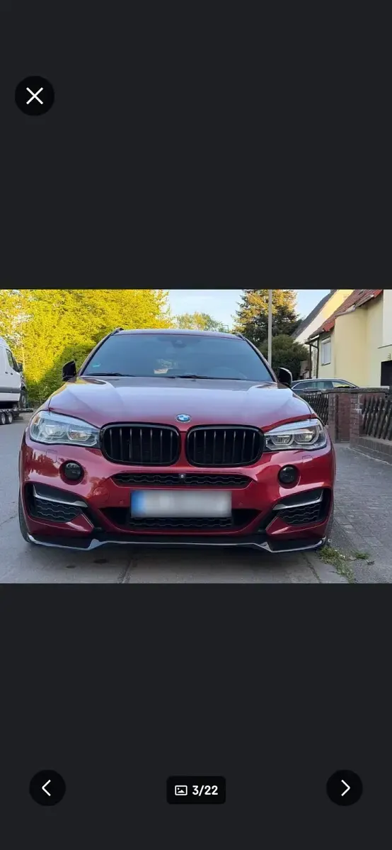 Gebraucht BMW X6 M50 Performance 381 PS (280 kW) 2015 Rot SUV