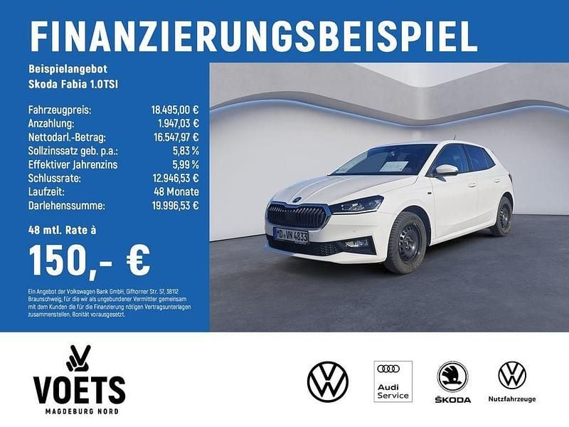 Gebraucht Skoda Fabia Tour 95 PS (69 kW) 2025 Weiß Kleinwagen