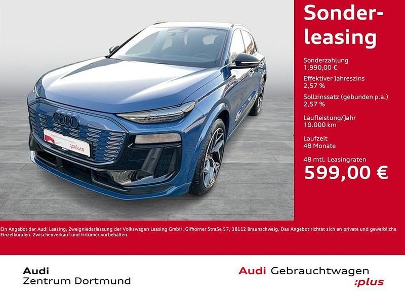 Blau Gebraucht 2025 Audi Q6 e-tron S-Line SUV | 65.344 € (Guter Preis) - Bild 1/3