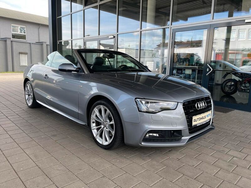 Tornadograu metallic Gebraucht 2016 Audi A5 Cabriolet S-Line Cabrio | 18.000 € (Fairer Preis) - Bild 1/4
