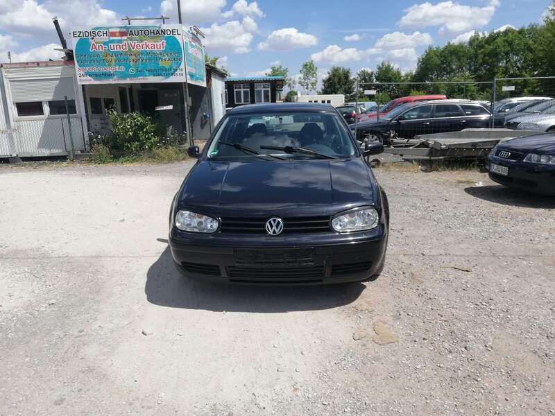 Schwarz Gebraucht 2000 VW Golf IV Limousine | 980 € (Guter Preis) - Bild 1/4