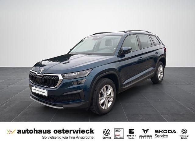 Blau Gebraucht 2022 Skoda Kodiaq Ambition SUV | 27.750 € (Superpreis) - Bild 1/4