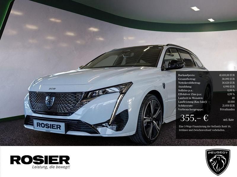 Weiss / okenit weiss Gebraucht 2025 Peugeot 308 GT Kombi | 41.610 € - Bild 1/4