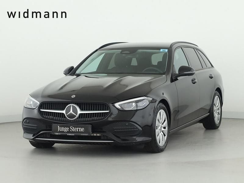 Metalliclack obsidianschwarz Gebraucht 2023 Mercedes C200 Kombi | 26.850 € (Superpreis) - Bild 1/4