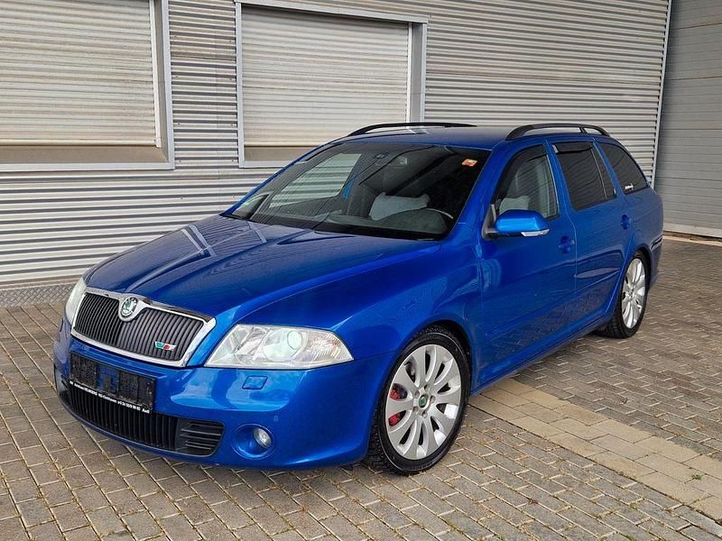 Blau Gebraucht 2008 Skoda Octavia vRS Kombi | 2.999 € - Bild 1/4