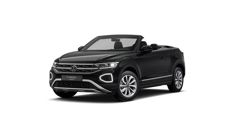 Schwarz Gebraucht 2025 VW T-Roc Cabriolet Style Cabrio | 32.888 € (Superpreis) - Bild 1/3