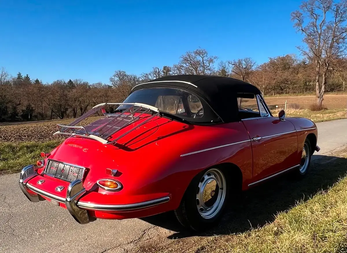 Gebraucht Porsche 356 75 PS (55 kW) 1965 Rot Cabrio