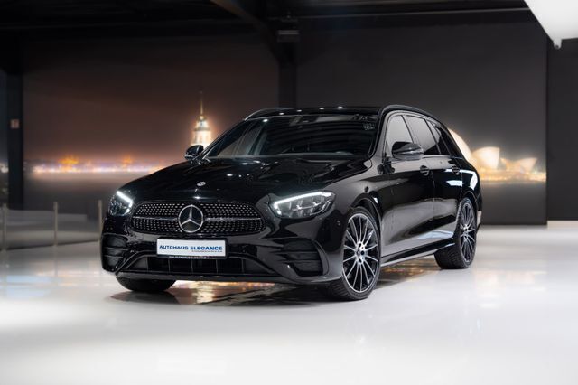 Obsidianschwarz metalliclack Gebraucht 2022 Mercedes E400 AMG line Kombi | 49.980 € (Guter Preis) - Bild 1/4