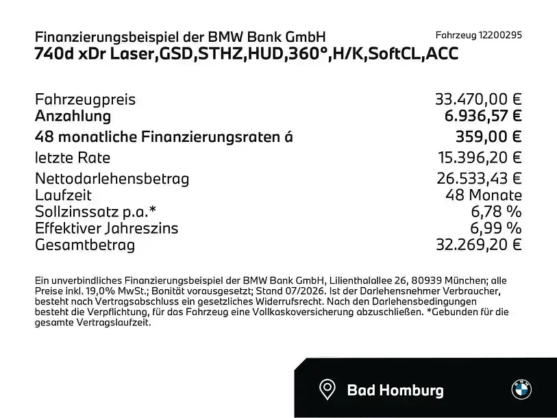 Gebraucht BMW 740 Comfort Edition 320 PS (235 kW) 2018 Imperialblau (blau) Limousine