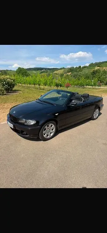Gebraucht BMW 325 Cabriolet 192 PS (141 kW) 2003 Schwarz Cabrio